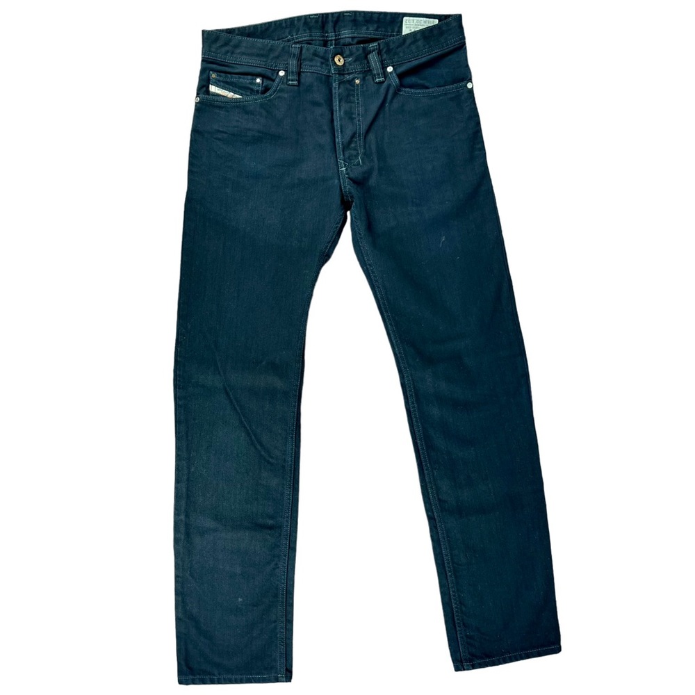 Diesel Safado Jeans Men's 32x32 Black Slim Straight Wash O08QU Button Fly